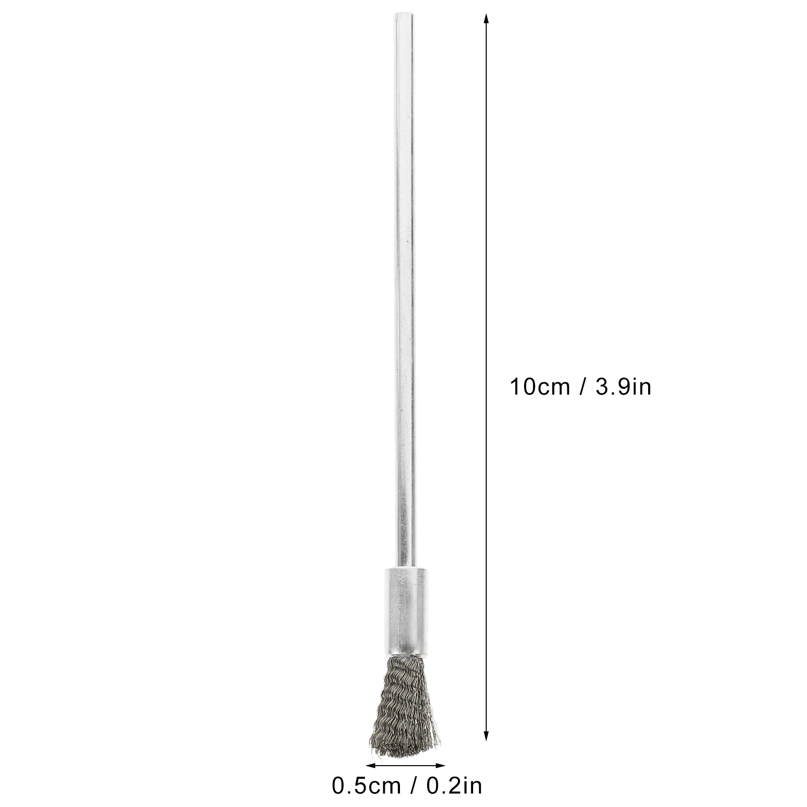 

1 Set Coarse Wire Wheel Brush Assortment Long Shaft Rust Removal Drill Attachment For Cleaning Grinding Deburring