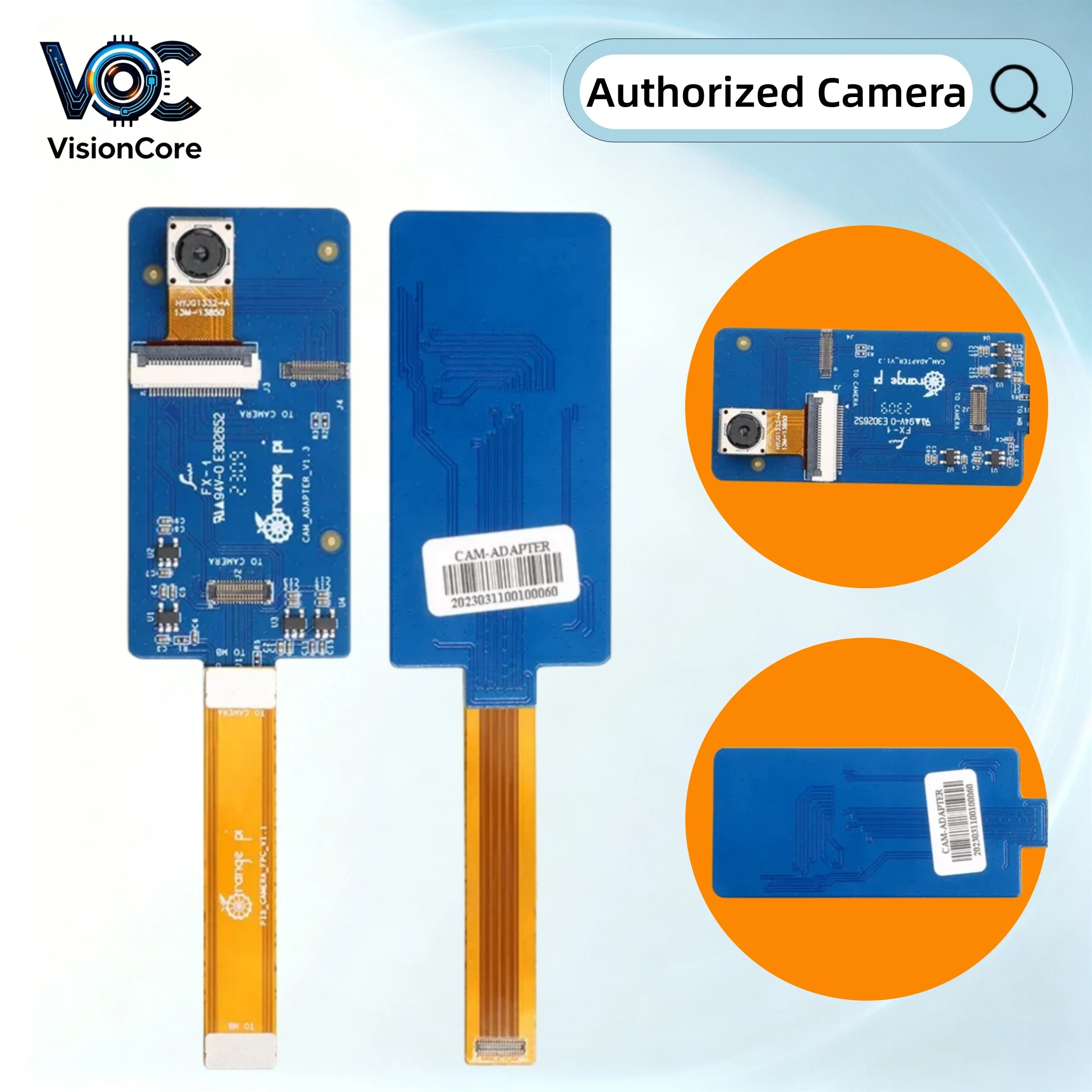 Orange Pi OV13850 13MP MIPI CSI Camera Module, High‑Definition Embedded Vision Camera for Orange Pi 5 5B 5‑Plus Board