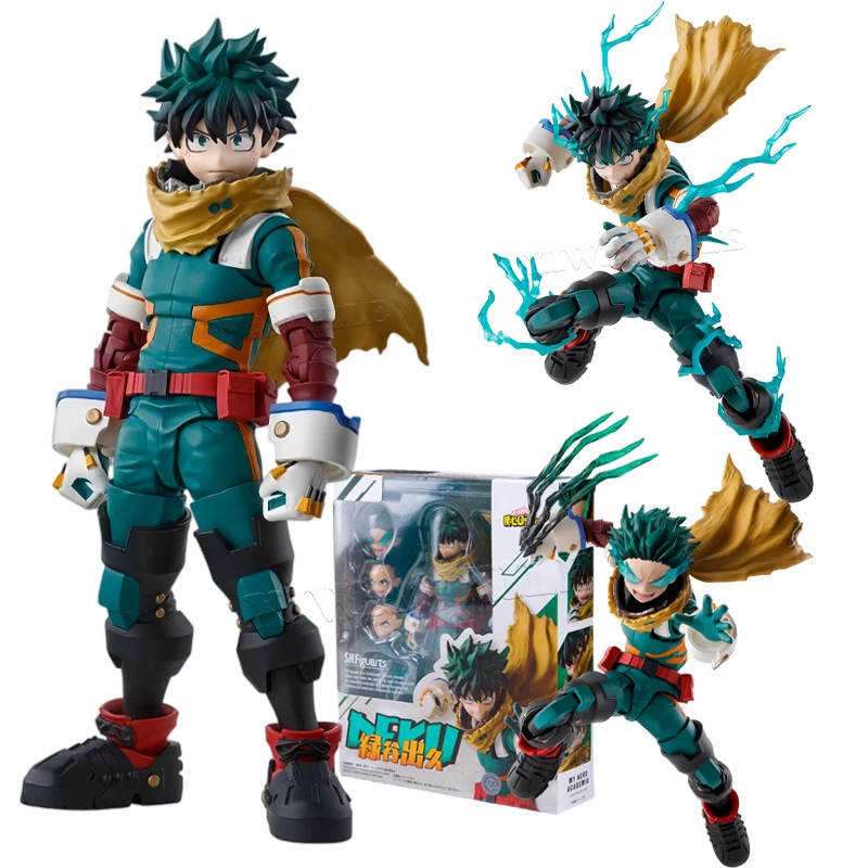 Figura de Anime de My Hero Academia, Midoriya Izuku, Boku no Hero, Todoroki Shoto/Kaminari Denki/Bakugo Katsuki, Figura de Acción, Modelo de Juguete