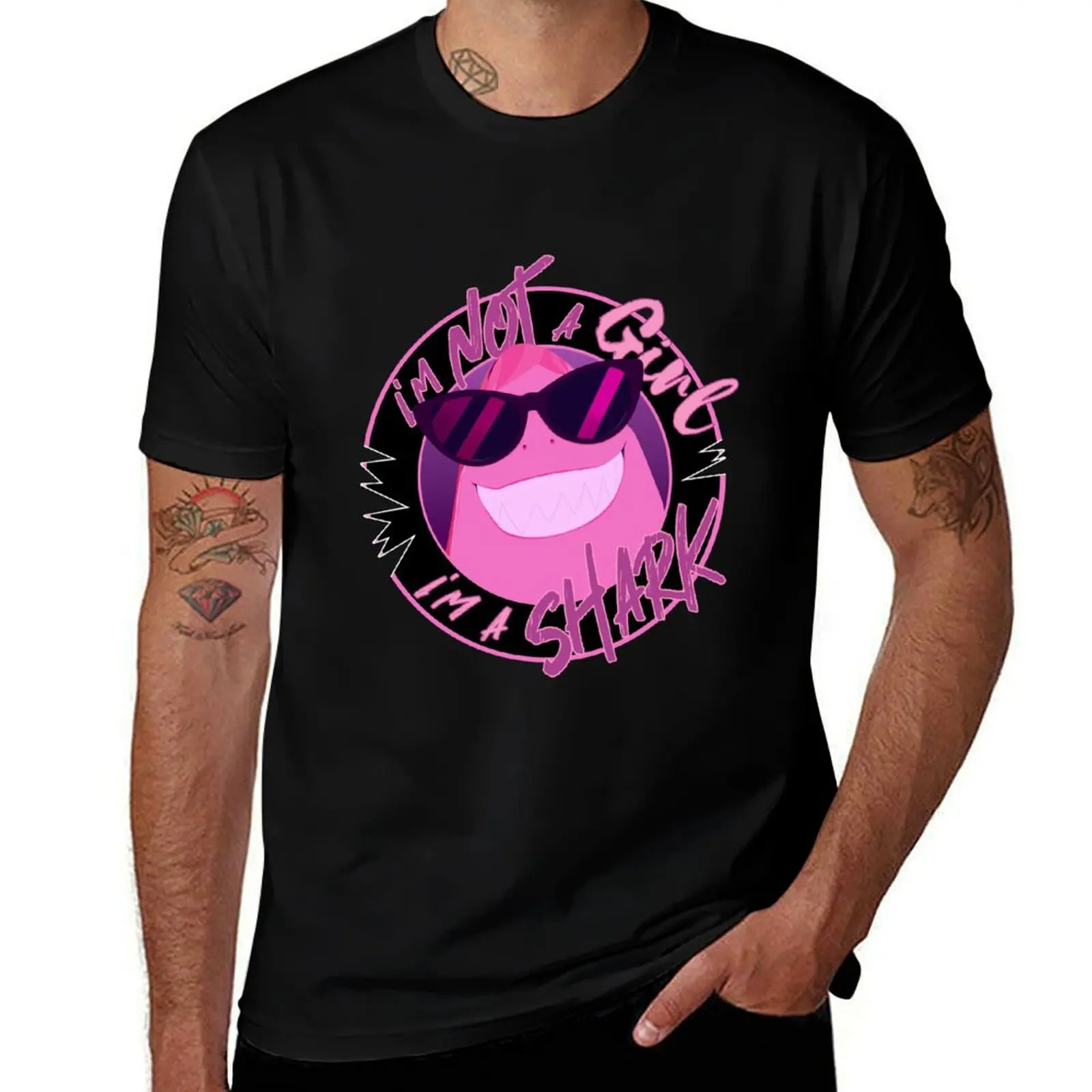 

I'm not a Girl, I'm a Shark - Nimona T-Shirt Lightweight Running T-Shirt