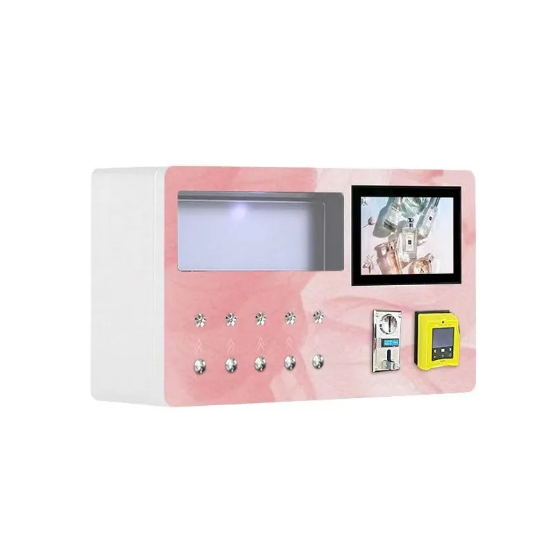 Custom Wall Mounted Perfume Vending Machine 5 Nozzle 100ml Fragrance Dispenser Card Coin Payment for Shopping Mall Public Space