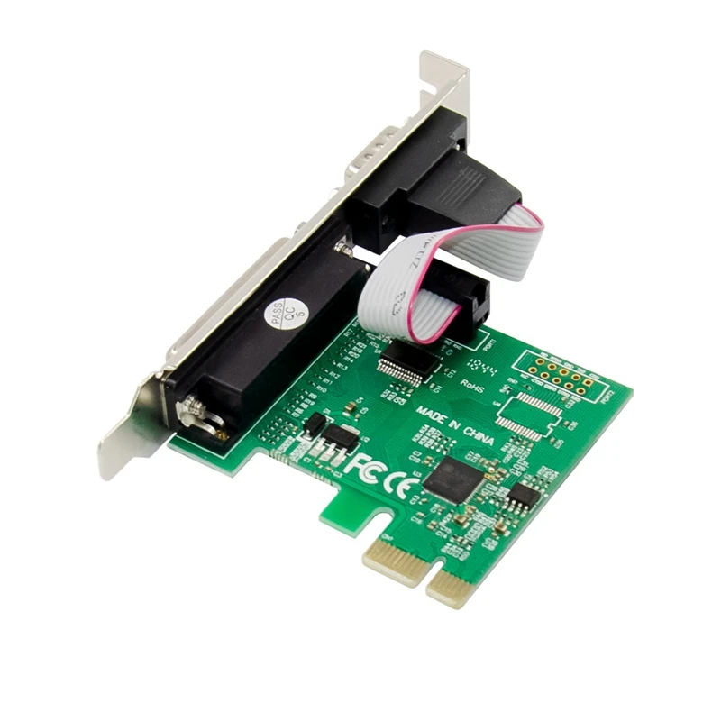 Expansion Card ST329 Pcie X1 AX99100 1S1P Industrial RS232+LTP Control Multifunction Convenient Expansion Card Easy Install