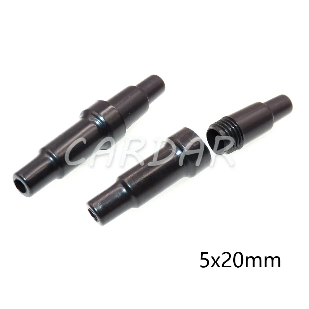 1 Set Black 5x20mm 6x30mm Glass Tube Fuse Holder 5*20mm 6*30mm Screw Type Plastic Housing Fuses Casings Fuse Box