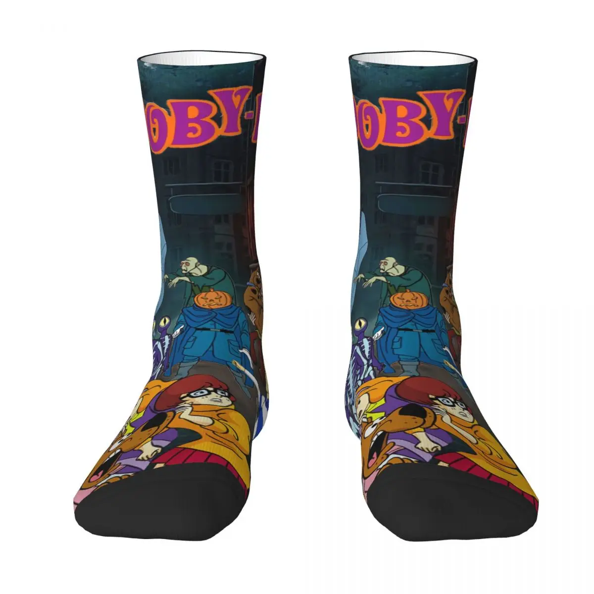 Cartoon Pattern Anime Meias, Kawaii, Viagem, Cão