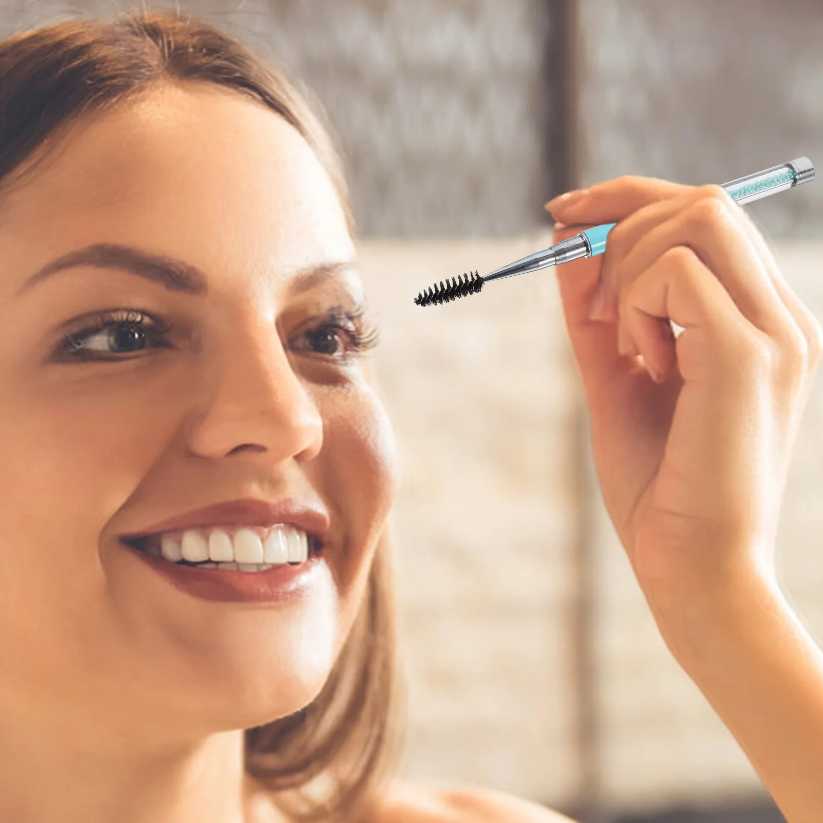 3 قطع من مشط فرشاة الرموش، أدوات مكياج رموش محمولة ممتازة، حجم صغير، خفيفة الوزن، صالونات التجميل للاستخدام المنزلي، أمشاط الحواجب