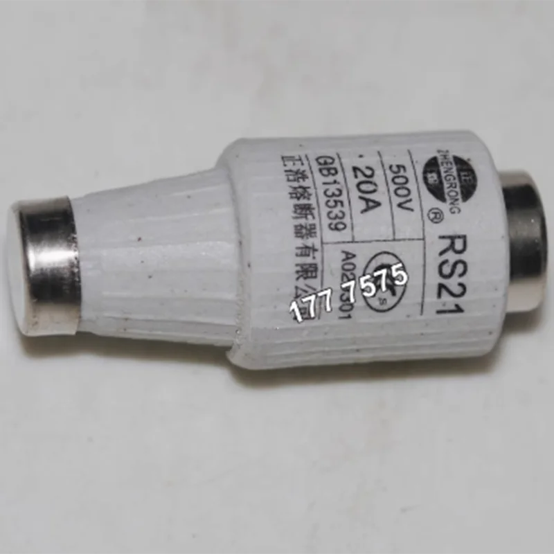 20 pieces Fast melting fuse RLS2 RS21 RLS6-25 6A 10A 16A 20A 25A 32A spiral fast fuse 500V image 3