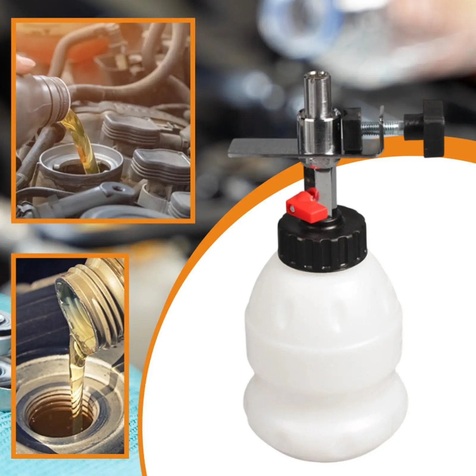 

Brake Fluid Changing Pot Practical Convenient Universal Easy to Use Efficient Multifunction Sturdy Car Maintenance Auto Supplies