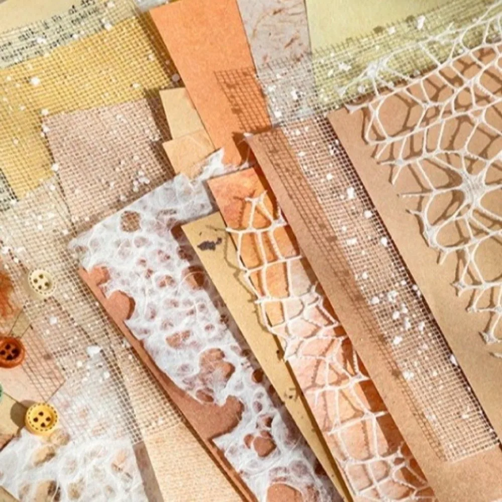 26pcs DIY Photo Album Vintage DIY Scrapbooking Paper Retro DIY Lace Material Paper Mixed Handmade Paper DIY Projects