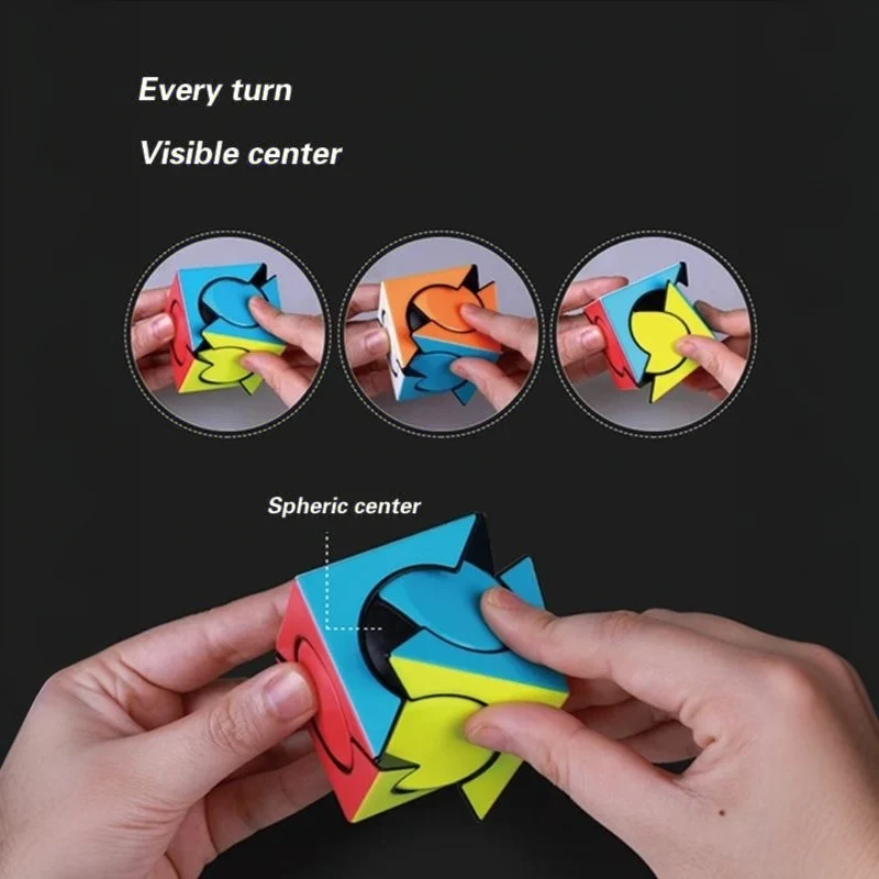 Nuevo superventas QiYi Cubo mágico de seis velocidades punto rompecabezas profesional FangYuan regalo para niños Cubo mágico juguete educativo juguete educativo