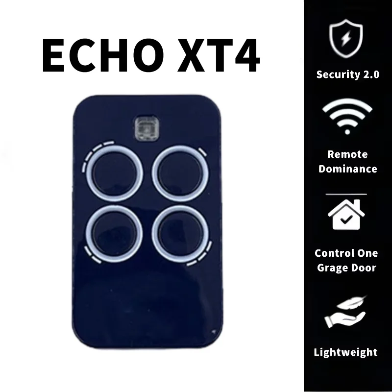 

ECHO TX4 RC 433MHz GENIUS Rolling Code Remote Control Garage Door Transmitter