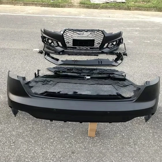 

for 2017 2018 2019 A4L Modified RS4 Body Kit B9S4 Upgrade RS4 Front and Rear Bumpers Exhaust