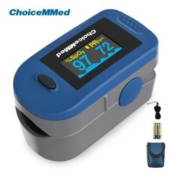 ChoiceMMed-oxímetro médico portátil para dedo, Monitor de ritmo cardíaco y oxígeno en sangre, OLED, saturación de oxígeno