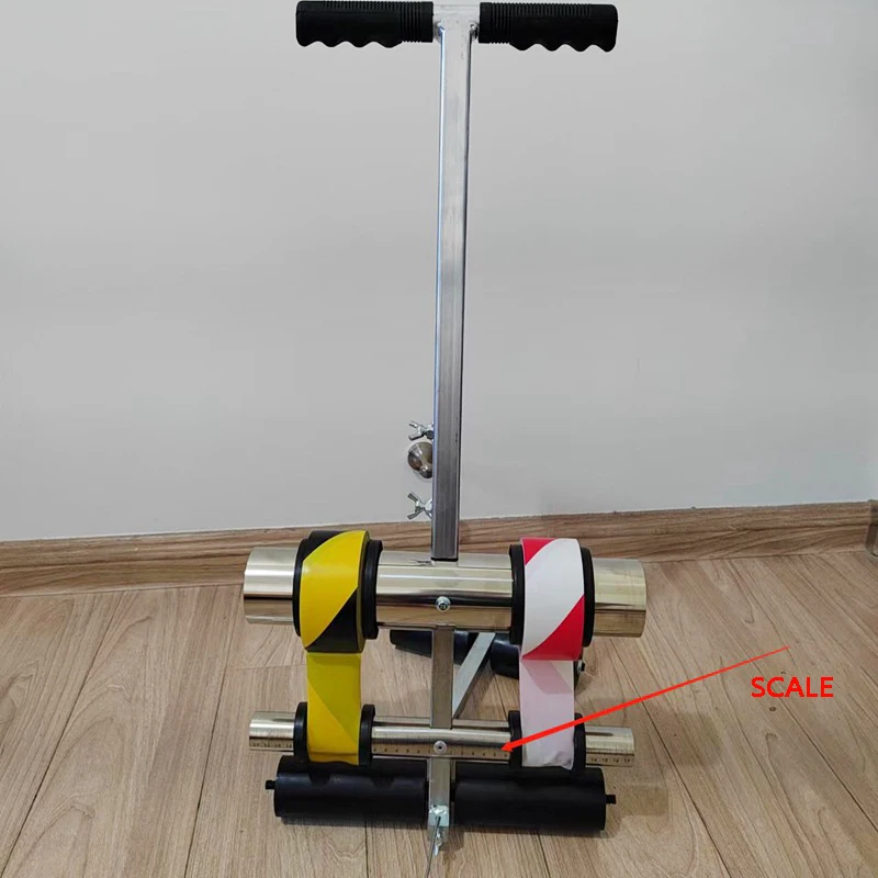 Macchina per marcatura del nastro del campo da Badminton del campo da basket macchina per incollare il nastro adesivo del separatore di colore della