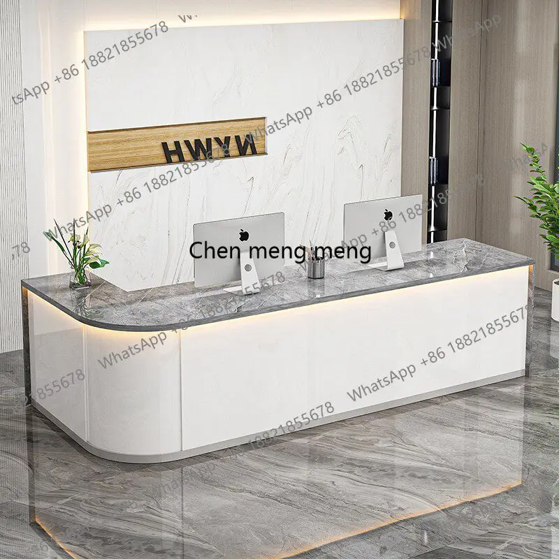 

Counter Table Reception Desk Beauty Institute Infodesk Reception Desk Beauty Center Modern Comptoir Caisse Commercial Furniture