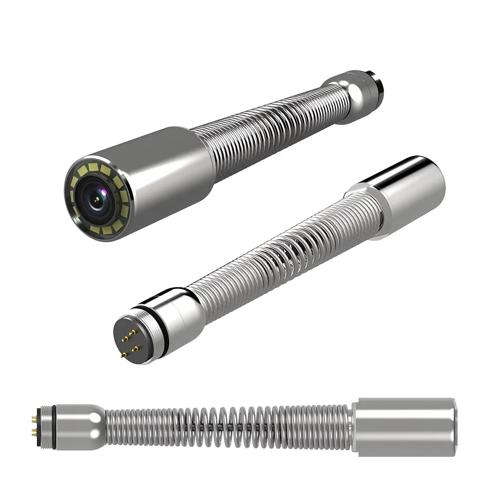Drain Sewer Pipeline Industrial Endoscop 512Hz Transmitter Image Self-leveling Camera Head MAOTEWANG Well Pipe Inspection Camera