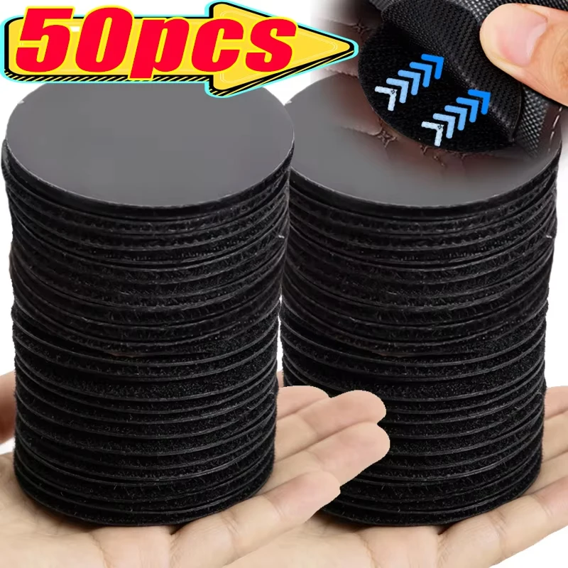 Car Invisible Foot Mats Fixed Stickers Car Strong Double-sided Adhesive High Viscosity Non-marking Stickers Accessories 2-50PCS