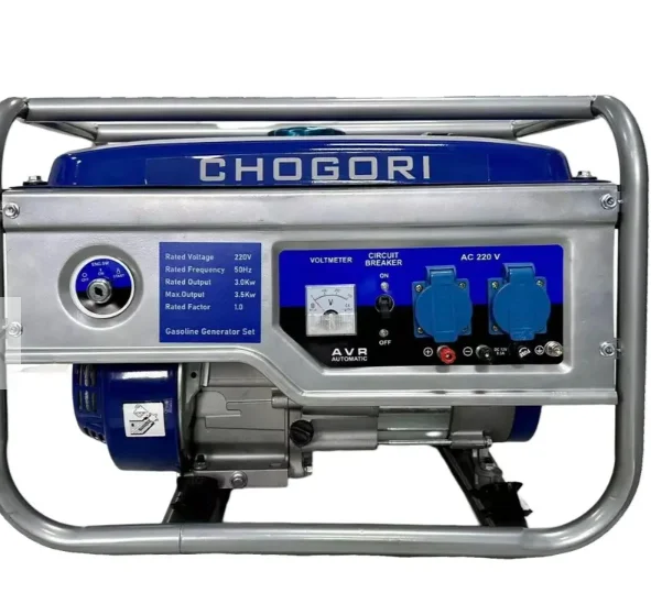 -OT-004 3kva 3kw 3 Three Phase Electric Start Portable Petrol Engine Generator Homemade