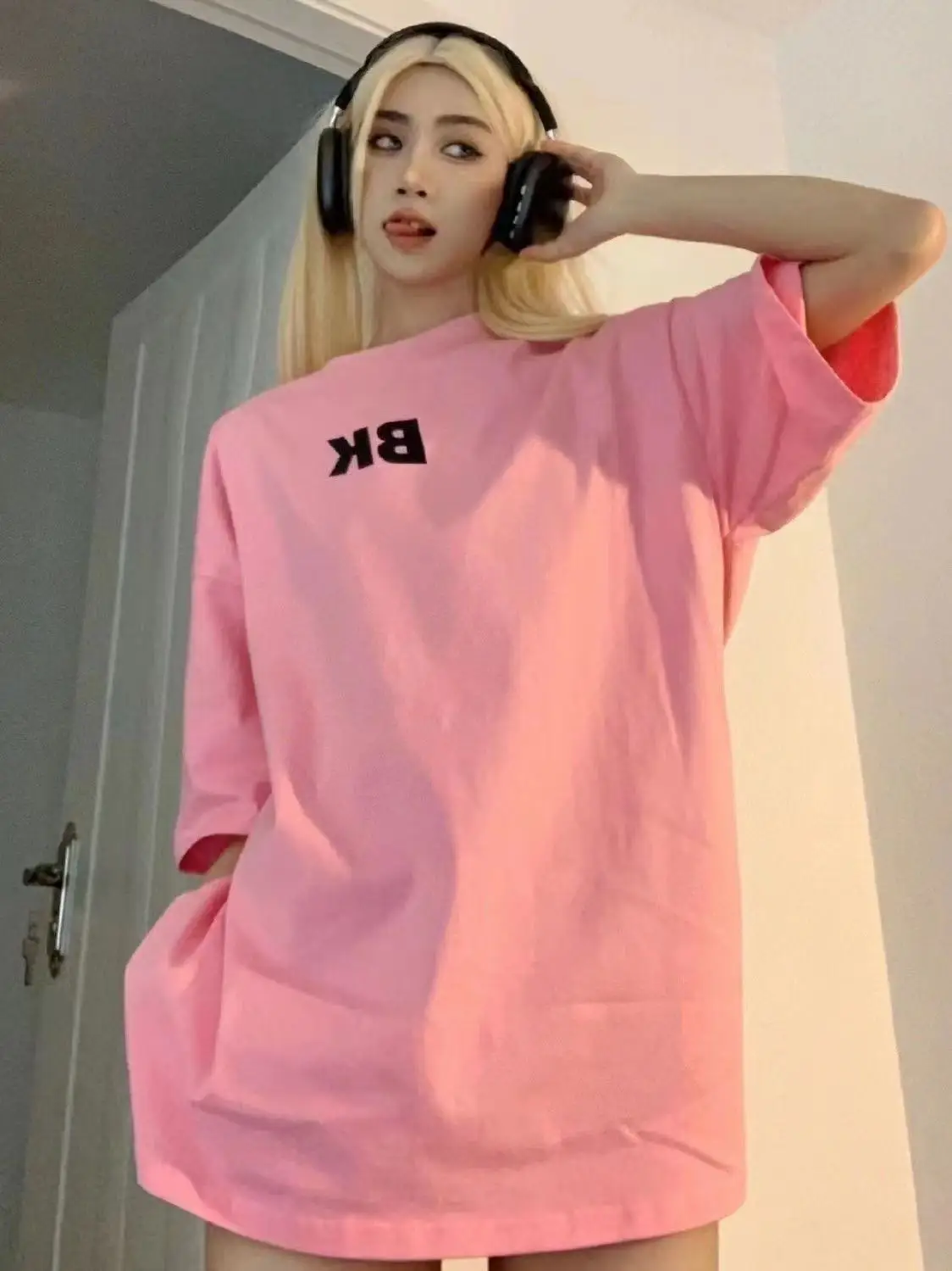 

Short Sleeve T-Shirts Womens Korean Style Chic Aesthetic Cute Kawaii Harajuku Comfortable Casual Loose Fit Summer Trendy Tops