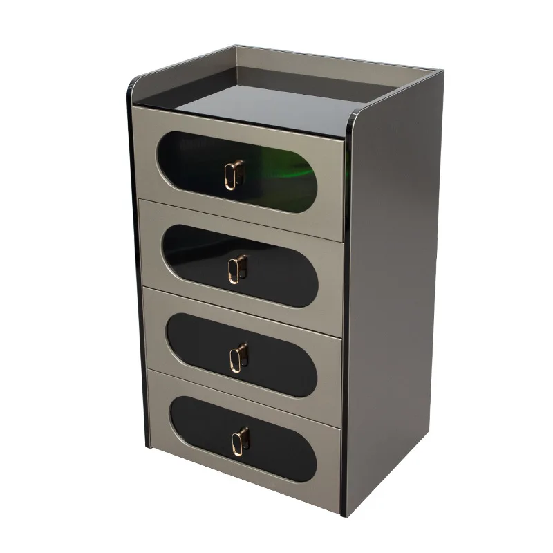 

Barber shop tool cabinet, hairdresser cabinet, simple password locker, hair cutting cabinet, drawer type hair salon special