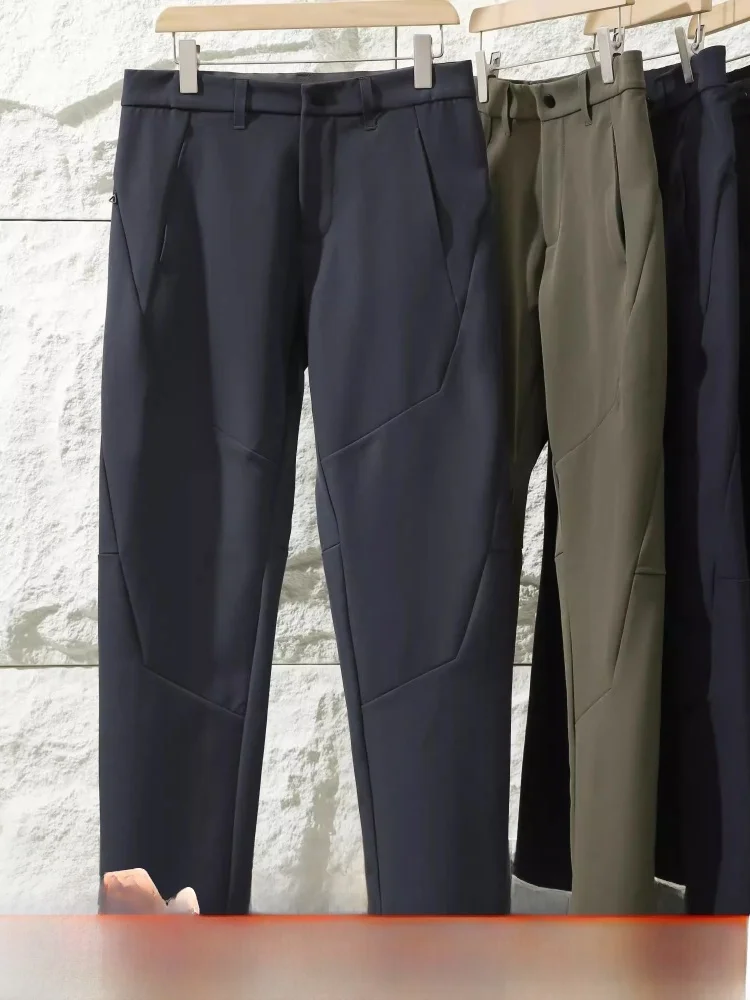 

Уличные мужские 3D Fit Soft ell повседневные брюки-карго весенние новые футболки с прямыми штанинами на молнии со средней талией, длинные брюки