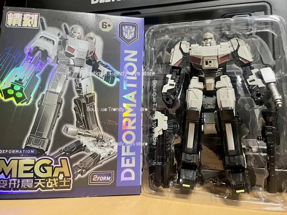 【Nieuwe collectie】Jinke Model SS114 Metal Transformation Robot - Megatank Vervorming Action Figure Collectible Gift voor kinderen volwassenen