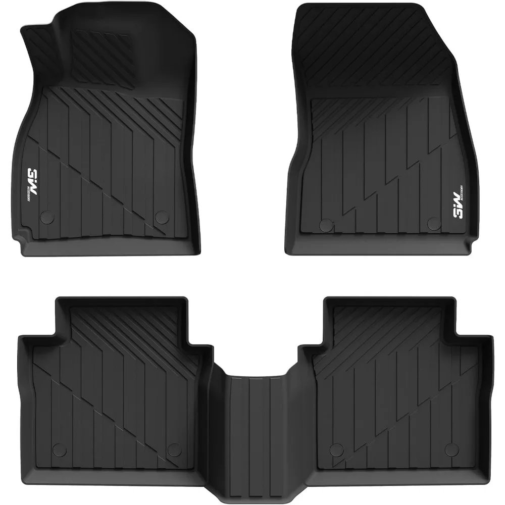 

Floor Mats Compatible for Cadillac XTS 2013-2019 TPE All Weather Custom Fit Floor Liner for Cadillac XTS 1st and 2nd Row Full S