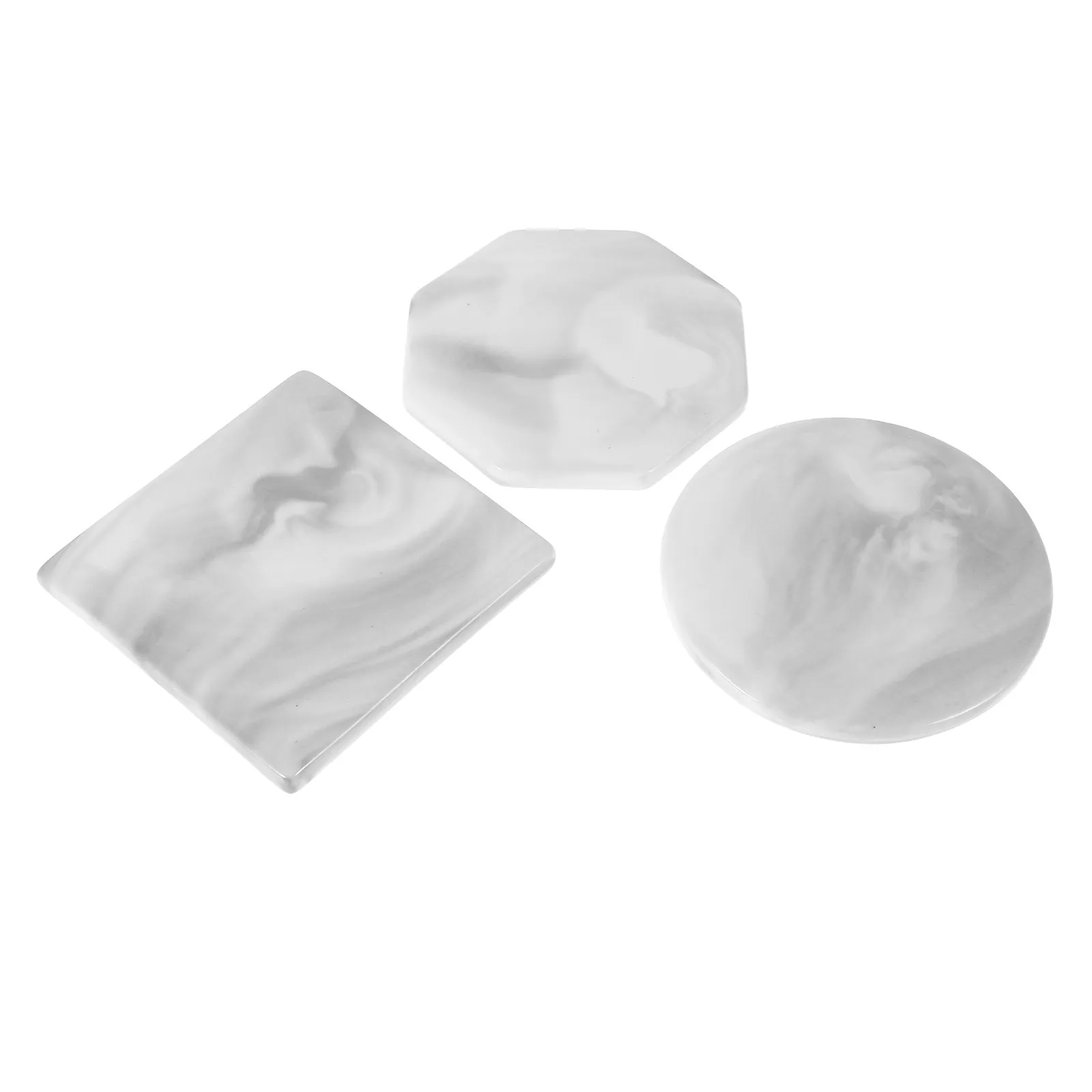 

3Pcs Seal Wax Pad Heat Resistant Ceramic Backing Board Marble Pattern Multi Functional Wax Seal Stamp Plate Mat Home Office Use