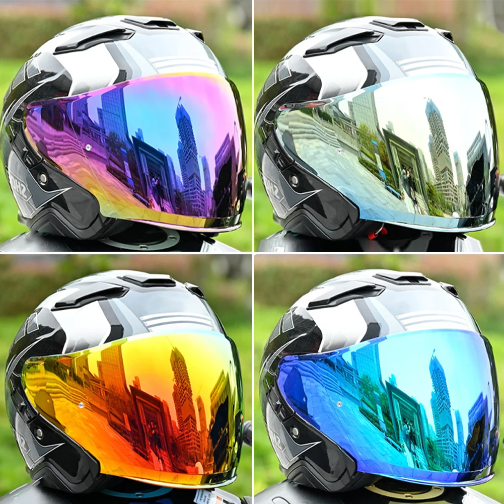 

Motorcycle Helmets Visor Helmet Lens Visor Plating Uv Protection Lens Faceshield for SHOEI J-CRUISE 1-3 J-FORCE4 Helmet Parts