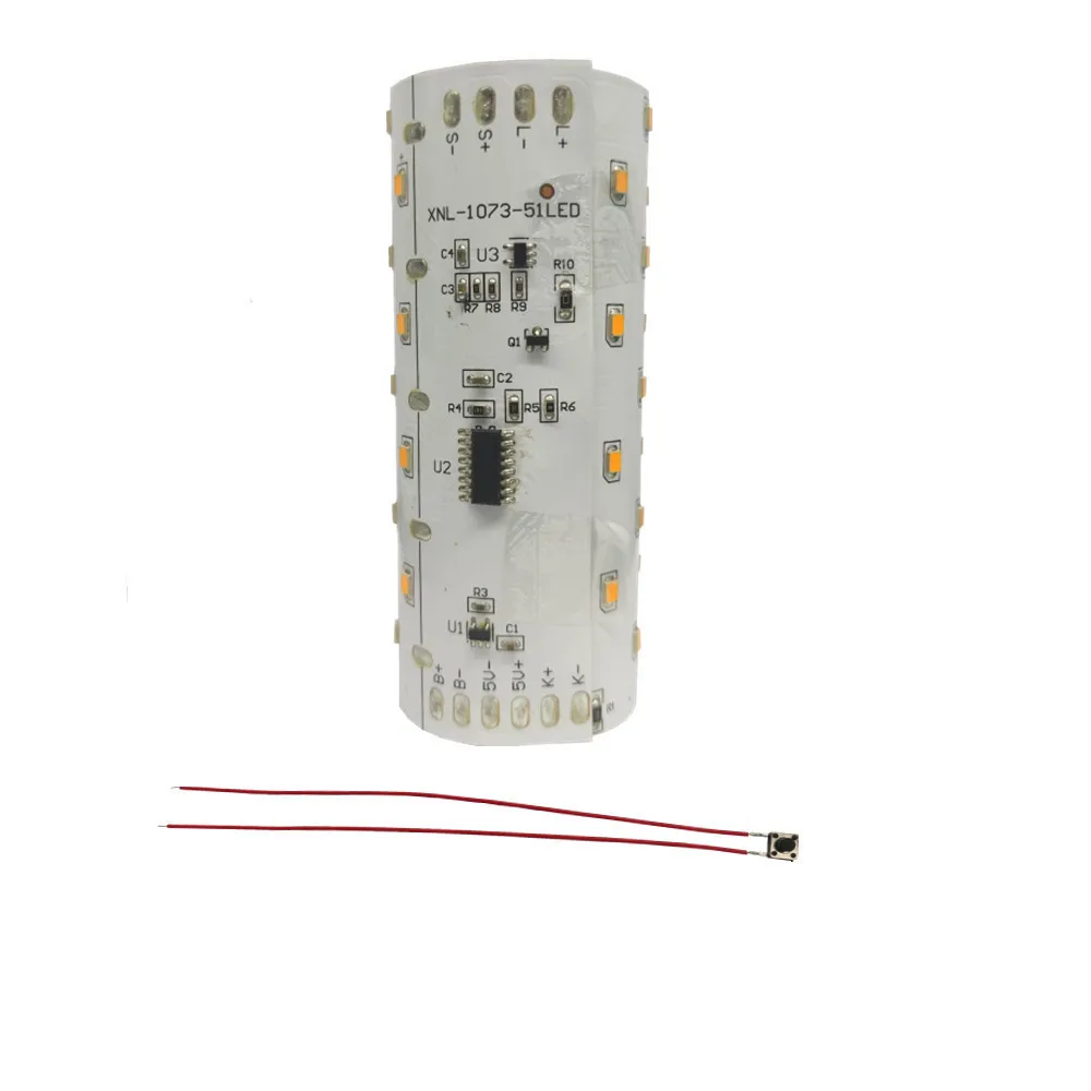Simulation Flame Torch Light Controller Module 3.7V Solar LED Circuit Board Replacement For Outdoor Candle Lamps