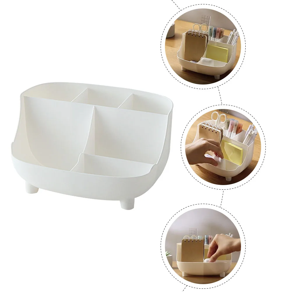 

Pen Holder Stationery Box Modern Style Desktop Organizer Storage Boxes Organiser Plastic Office Container