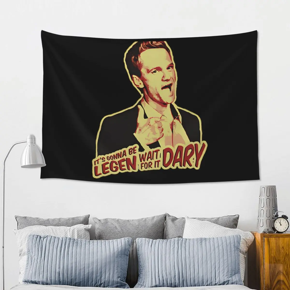 Intervention How I Met Your Mother TV Show Tapestry Art Wall Hanging Aesthetic Home Decor Tapestries for Living Room Dorm Room