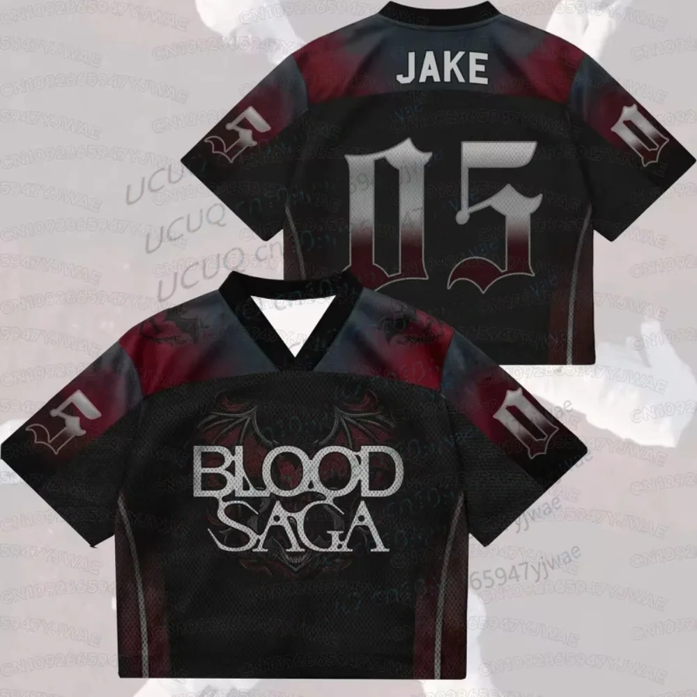 Summer Men's Women's Print Graphic Short Sleeve Casual Enhypen Blood Saga World Tour T-Shirt Fans Gifts - view 3