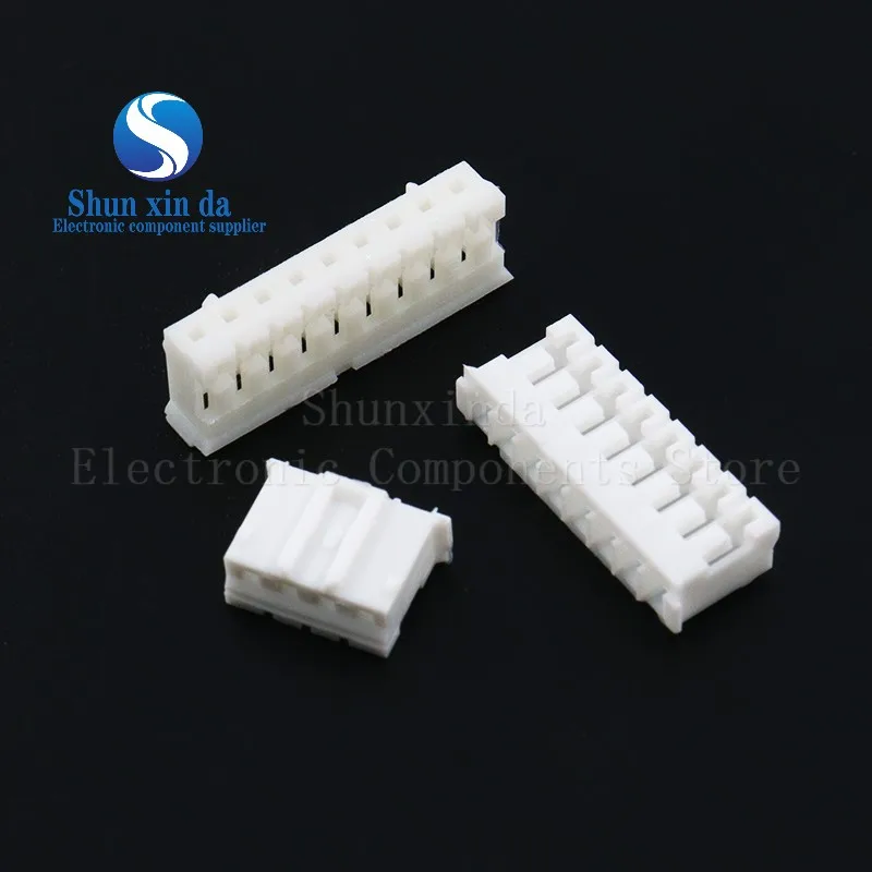 100PCS PH 2.0 Pin JST Male Female Connector  Horizontal Straight Pin Header Housings Terminal 2MM 2P 3P 4P 5P 6P 7P 8P