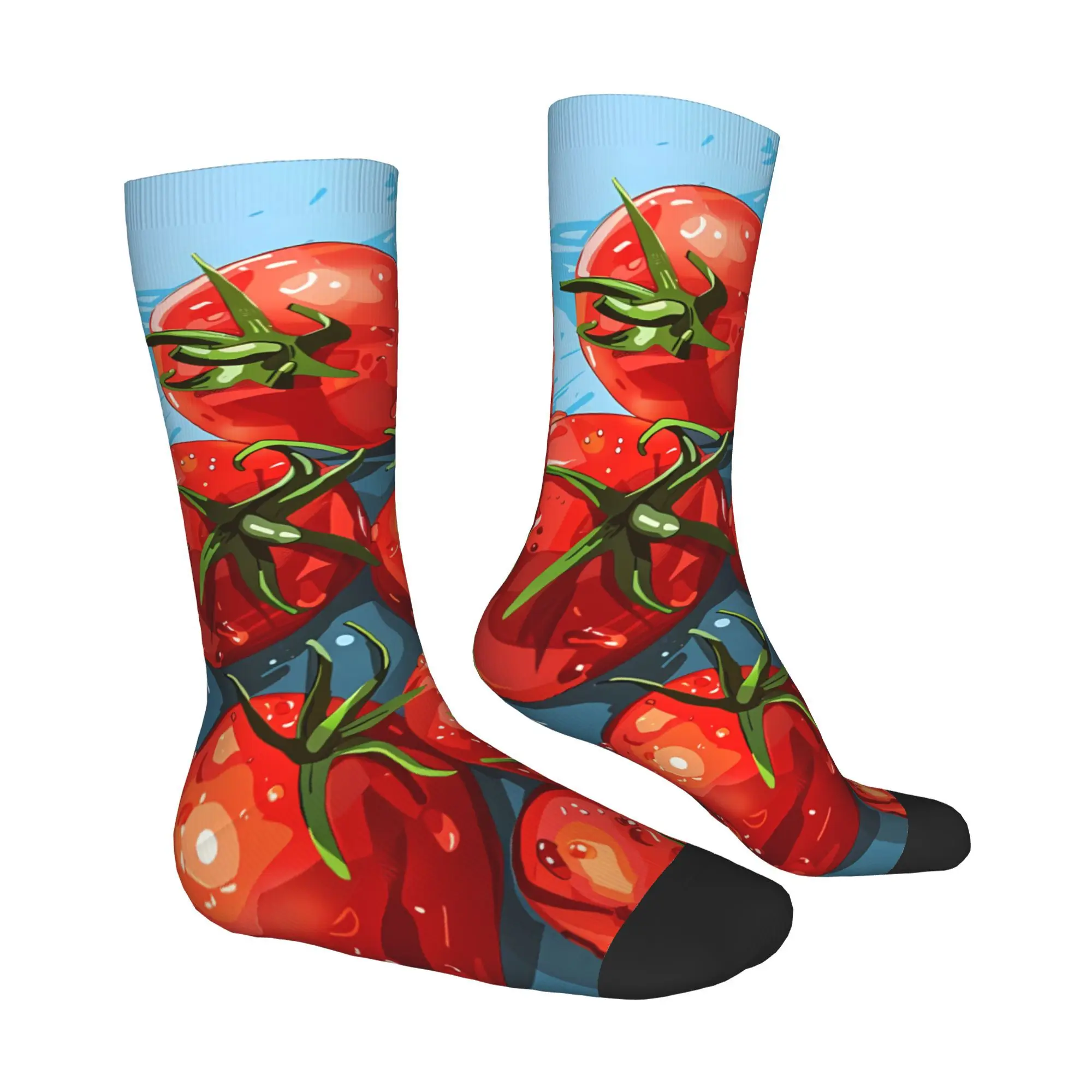 Tomato  Socks Male Mens Women Spring Stockings Polyester