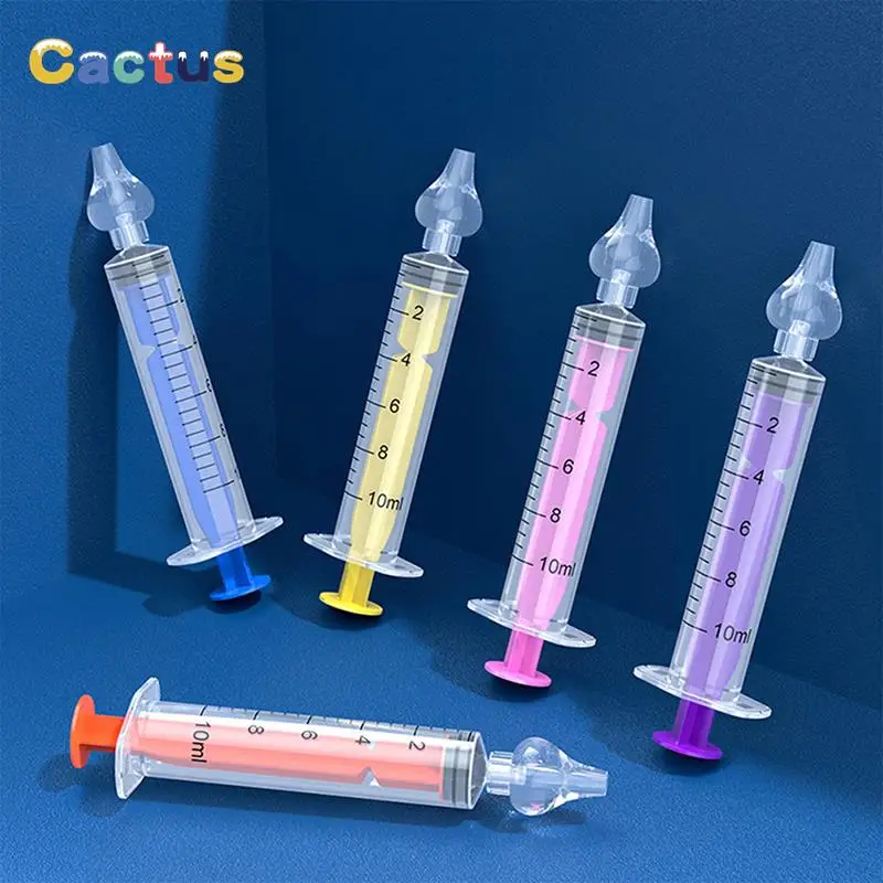 

1PC 10ML Baby Syringe Silicone Nasal Aspirator Nasal For Baby Infant Safe Nasal Washer Needle Tube Cleaner Newborns Nose Cleaner