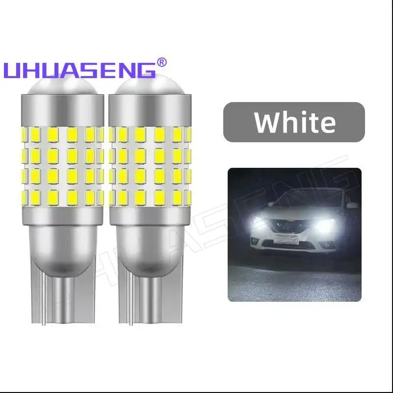 

UHUASENG 2PCS T10 Led CANBUS W5W Bulb 5W5 194 width marker Clearance Lights Car Signal Lamp 12V 24V For Nissan VW Golf Honda BMW