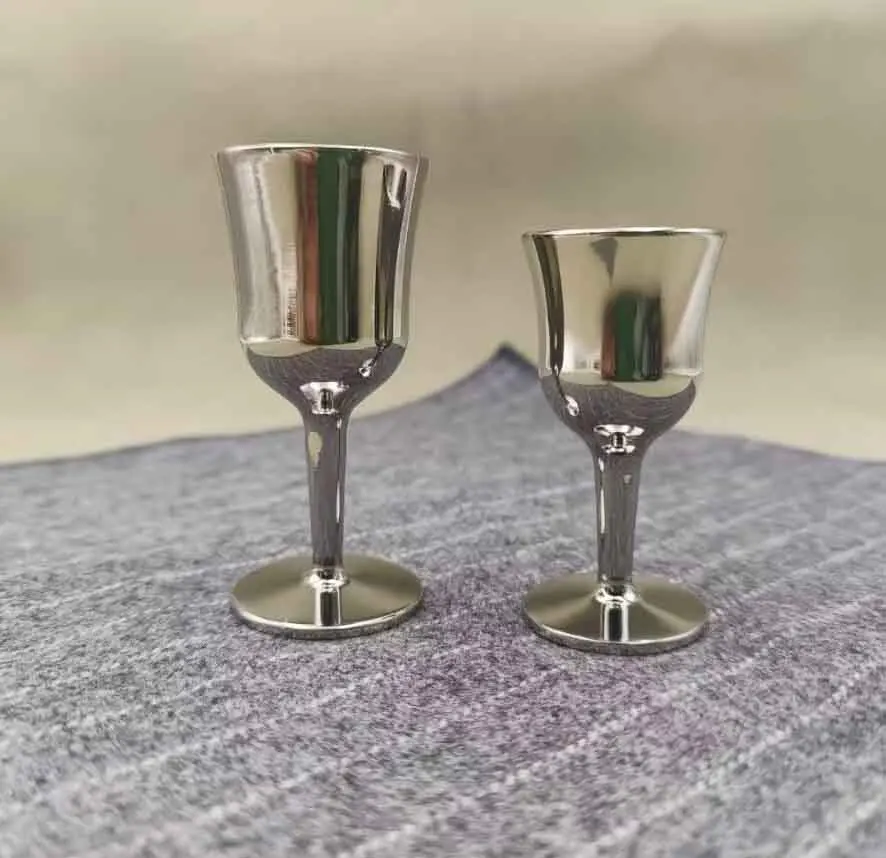 

1 Piece High Quality Fashion Titanium Alloy Cup Tableware Titanium Alloy Goblet