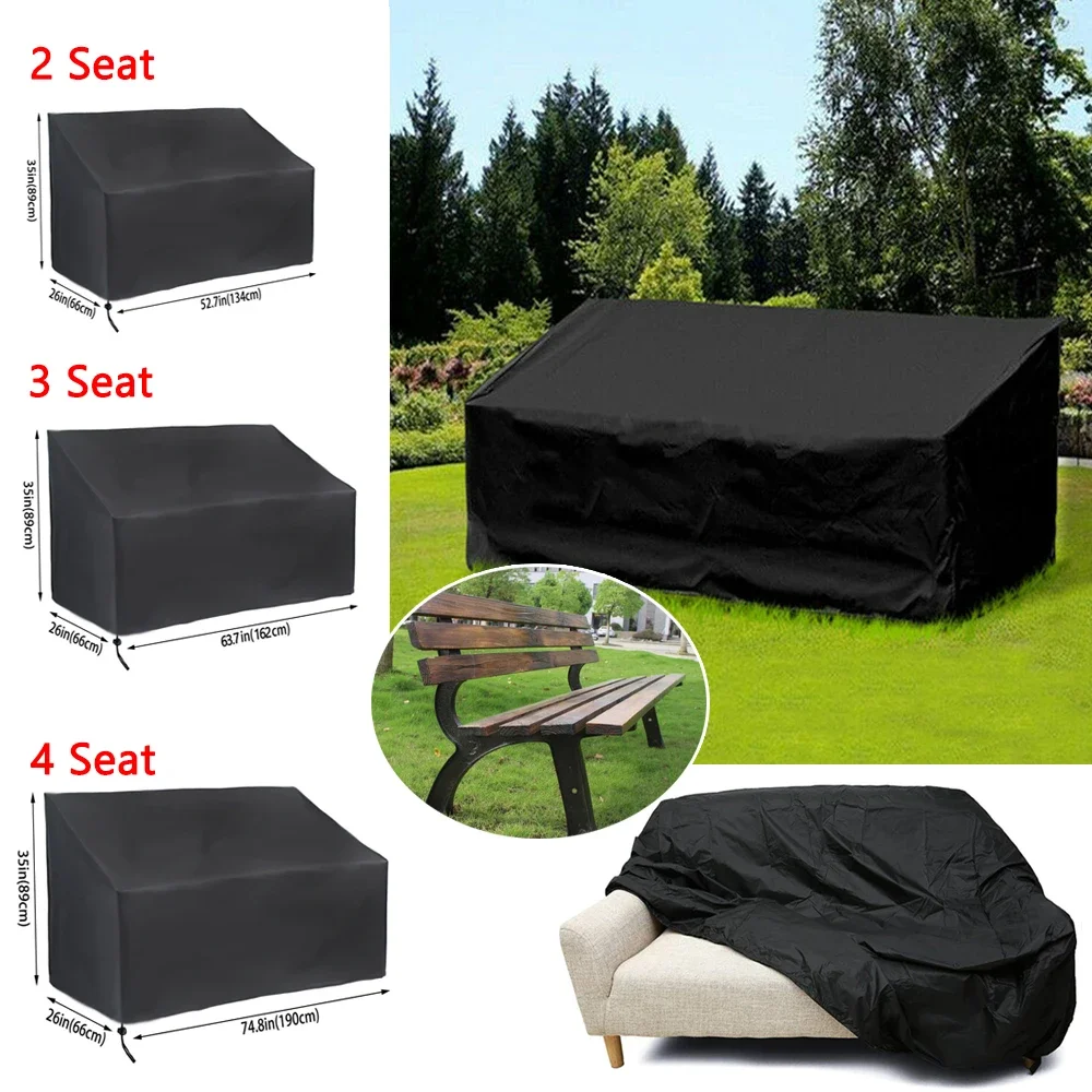 Furniture Chair Table Dust 2/3/4 Cover Garden Patio Waterproof Outdoor Sofa Park Snow Protector Seats Benchs Rain