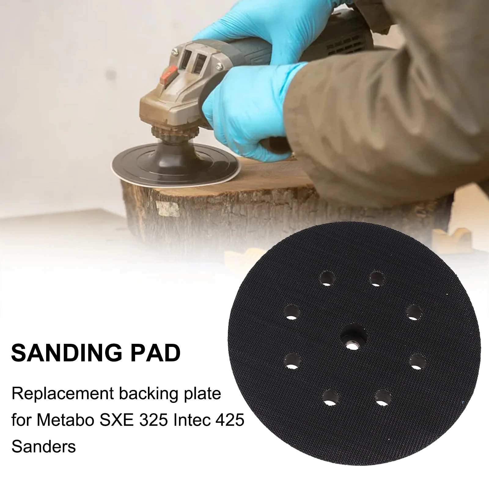 

Tool Parts Sanding Pad Pad Replace Replacement Polishing Disc 13mm 2pcs Plastic+PU For Metabo SXE 325 Intec 425