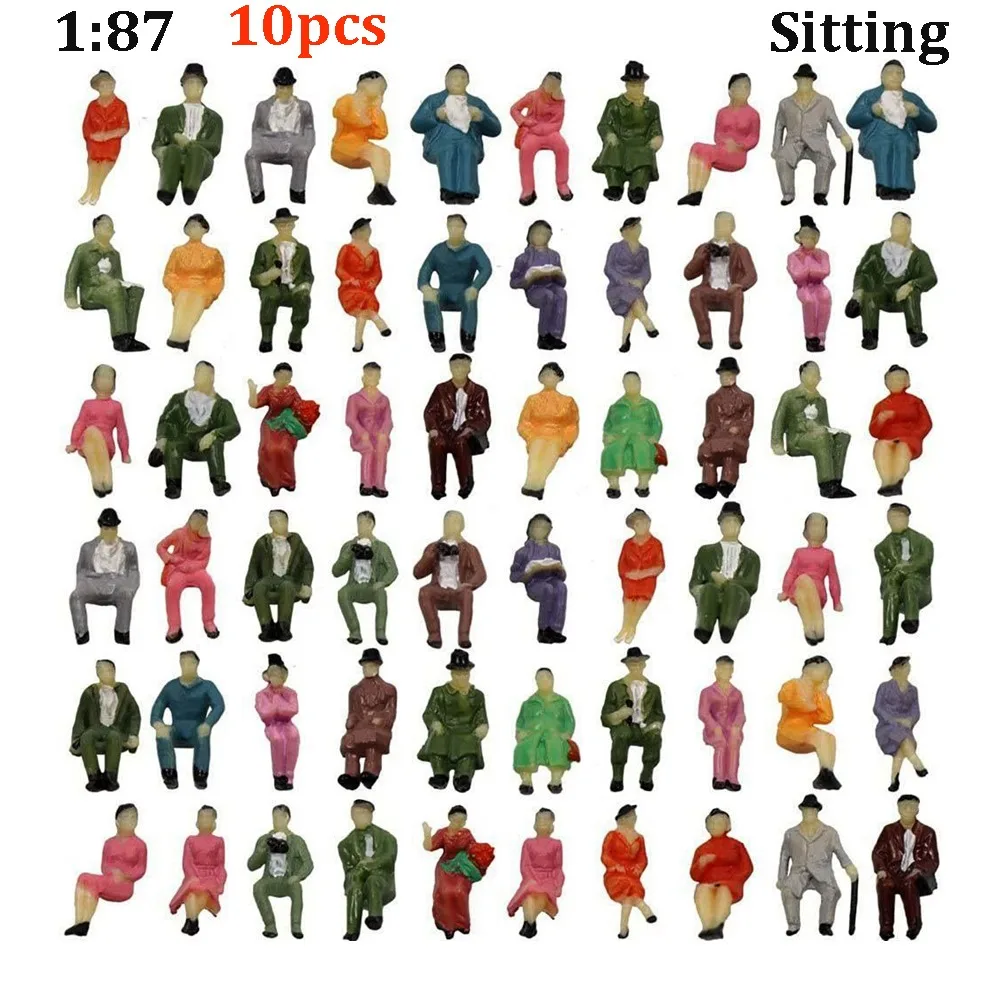 10-шт-фигурок-людей-для-моделей-1-87-различные-позы-для-железнодорожных-макетов-пассажиры-стоят-сидят-разные-цвета-АБС-пластик