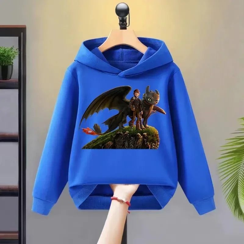 Sudadera Kawaii de cómo entrenar a tu dragón para niños, ropa de salud para niños, ropa para niñas, moda para bebés, top de otoño