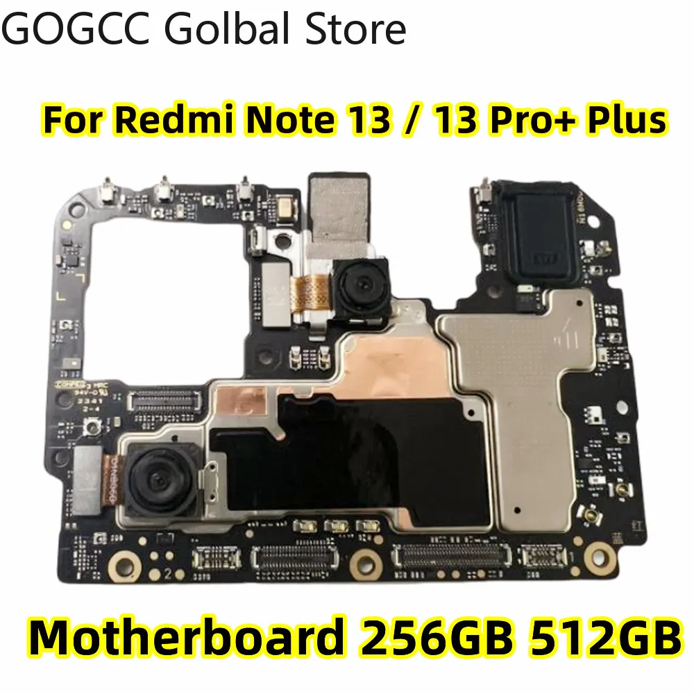 

Оригинальная материнская плата для Redmi Note 13 Pro 13 Pro+ Plus 5G, материнская плата, схемы основной логической платы, разблокированные, 12 + 512 ГБ, протестированный ремонт