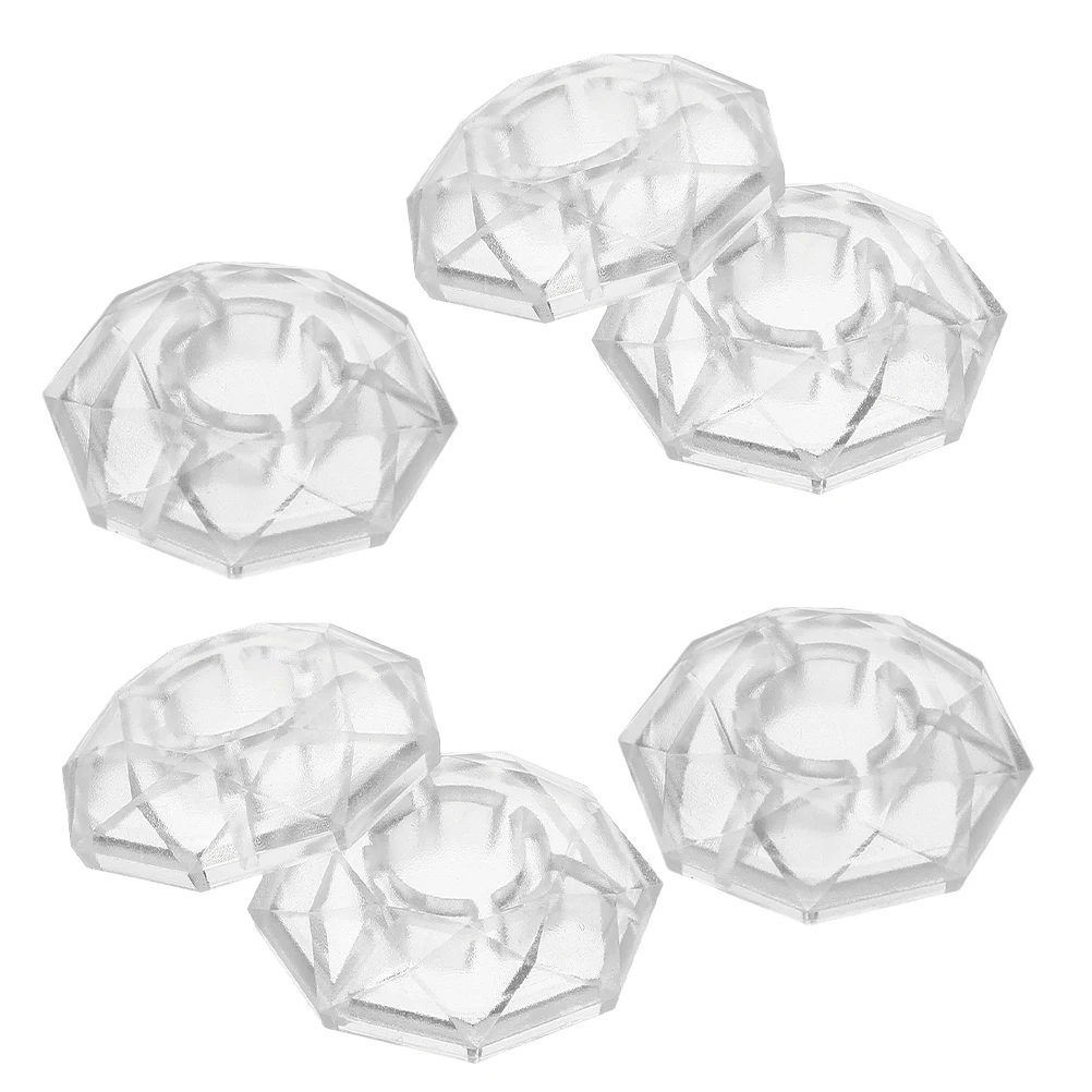 

6 Pcs Diamond Pedal Caps Footswitch Toppers Guitar Accessories Compatible Electric Guitars Various Brands