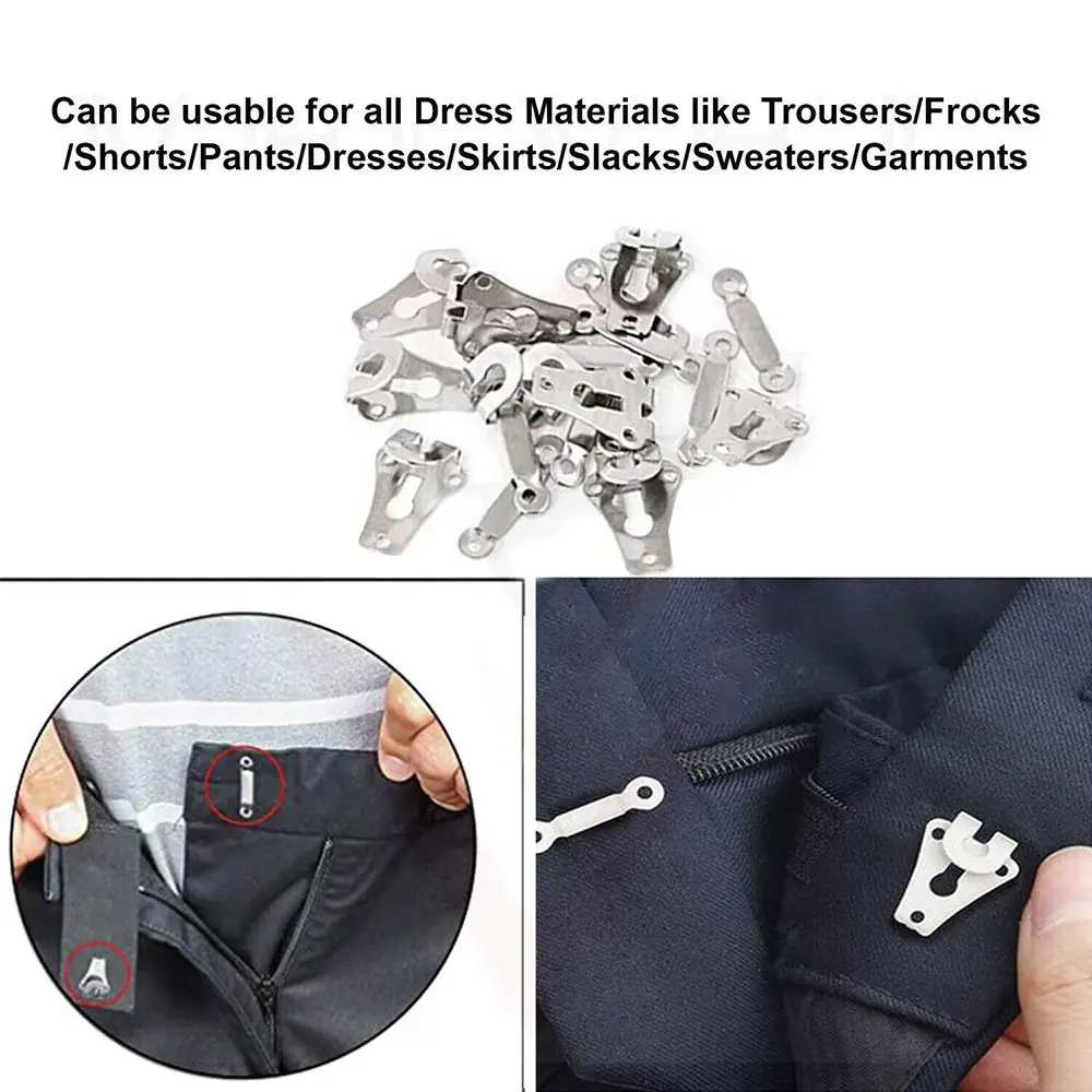 مشابك معدنية للخطاف والبار للملابس ، صياغة ذاتية الصنع ، إكسسوارات خياطة ، مشبك ملابس ، إصلاح ، خطافات بانت ، سراويل #5
