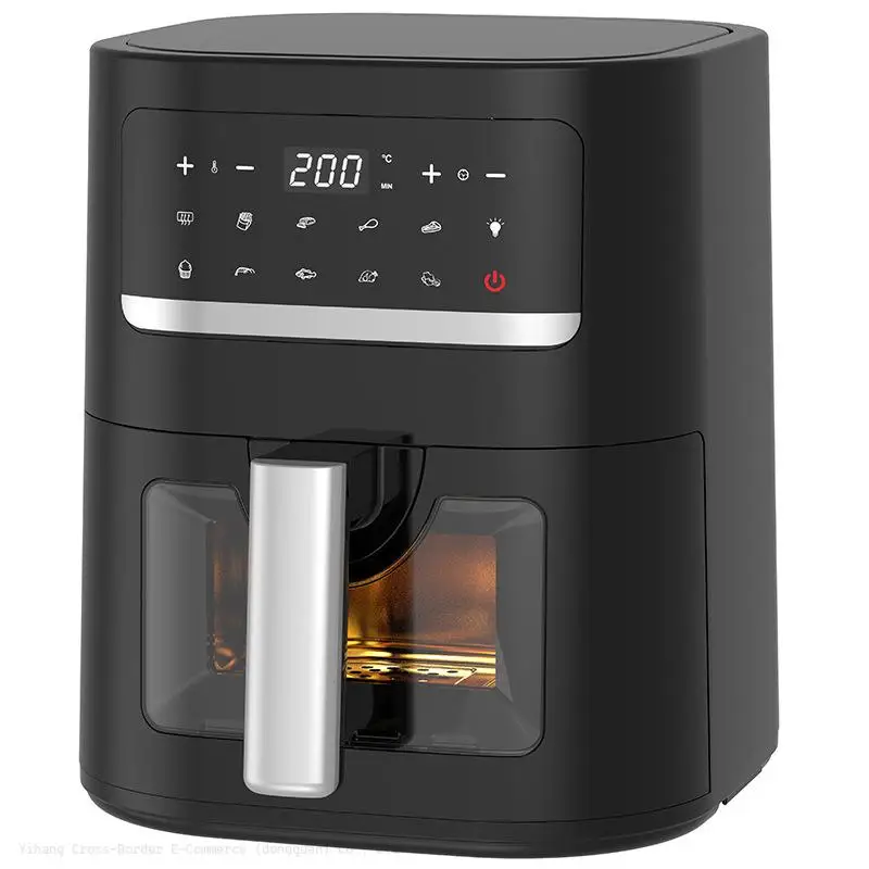 العلامة التجارية الجديدة مقلاة الهواء البصرية المنزلية متعددة الوظائف الخبز المقلاة سعة كبيرة التلقائي مقلاة كهربائية بالجملة