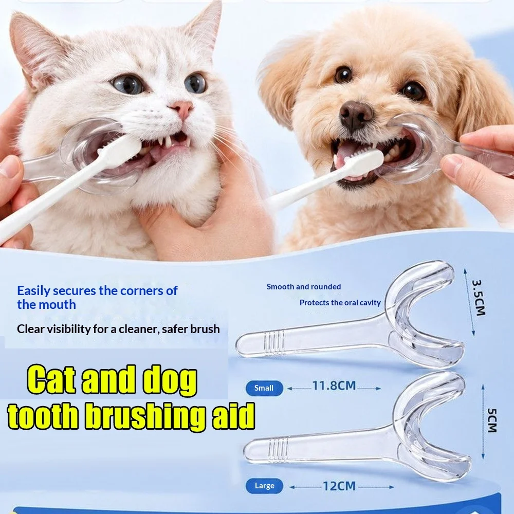 Pet Oral Care Helper Cat Dog Toothbrush Aid Mouth Opener Teeth Cleaning Mouth Prop Eco Friendly Durable