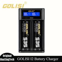 Original High Quality Golisi I2 2A Smart Battery Charger USB Port and LCD Display Mini Intelligent Charger for Lithium Battery
