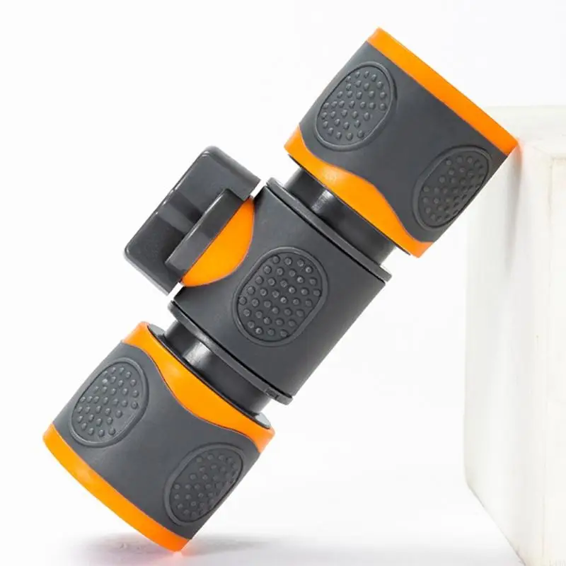 L43A Ergonomic Grip Garden Hose Adapter ABS Materials Double Fast Connects Joint