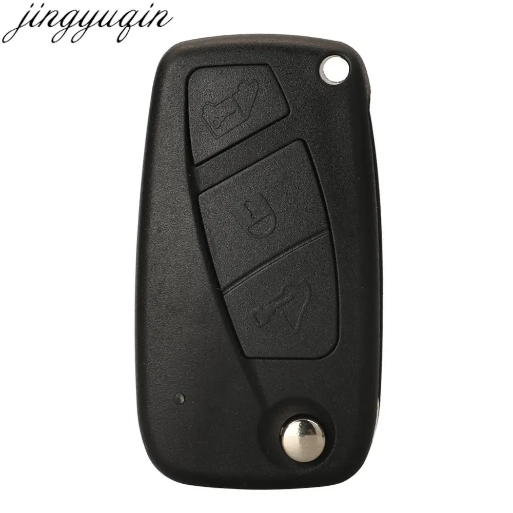 Jingyuqin 2 3 Buttons Remote Car Key Case Shell For Fiat Ducato Iveco Citroen Relay Peugeot Boxer 2006 2007 2008 SIP22 Fob