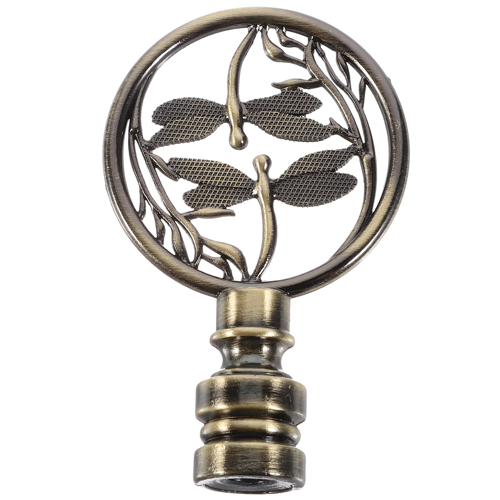 Lamp Decorative Head Metal Finial Shades for Floor Lamps Top Cover Dragonfly Knob Screw Light Fixture